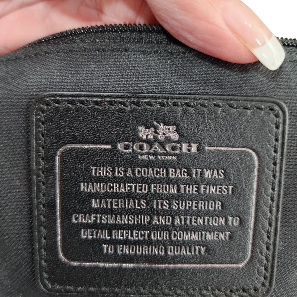 COACH Crosby Pieced Exotic Python Embossed Leather Crossbody Bag 37172 NWT - Picture 10 of 16